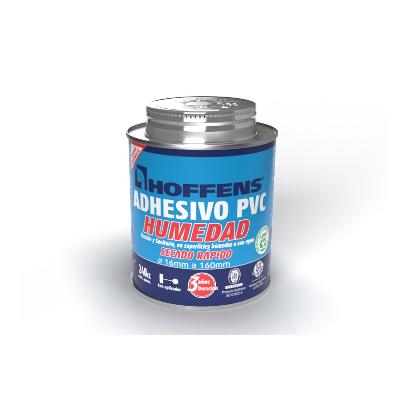 ADHESIVO P/PVC RAPIDO HUMEDAD 240CC
