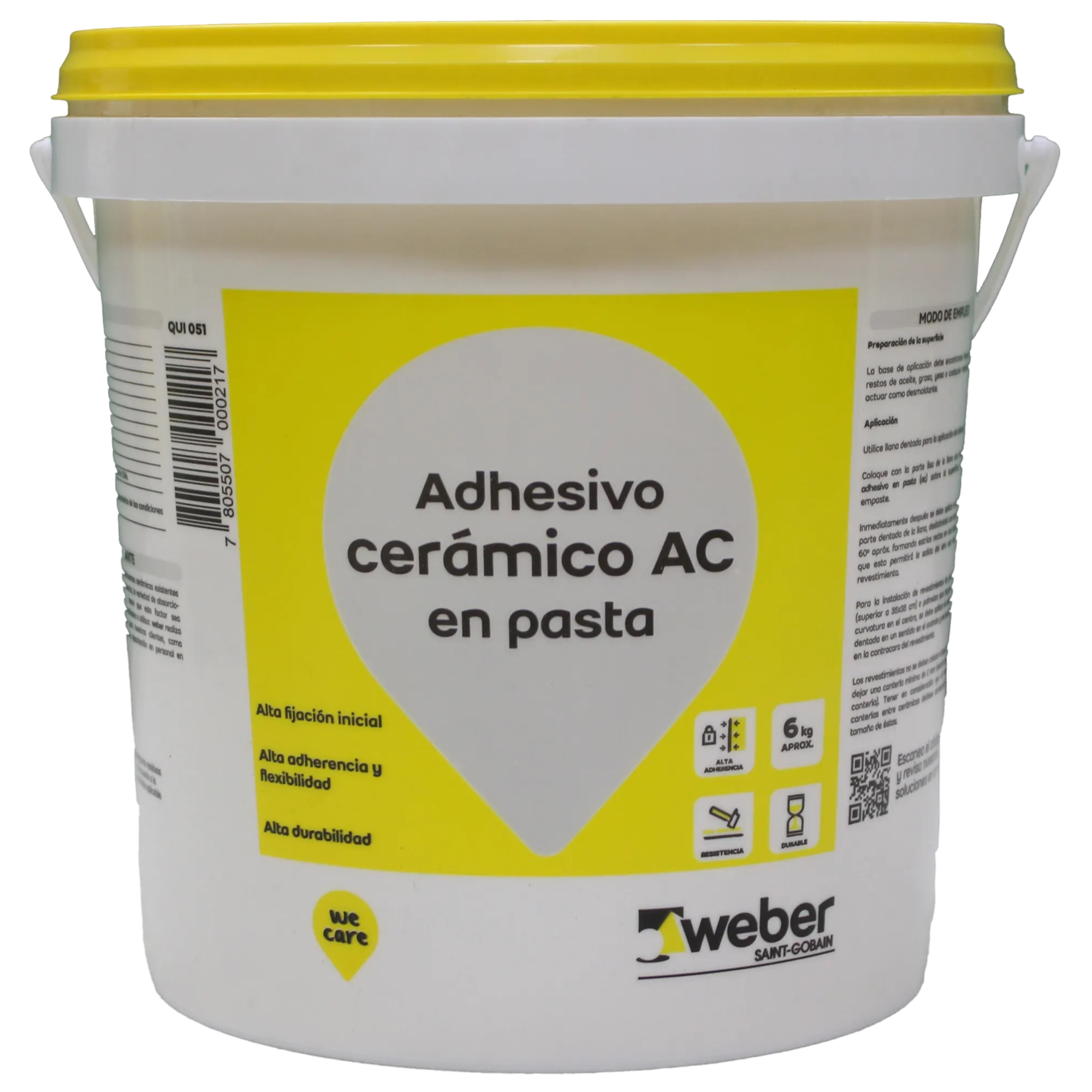 ADHESIVO CERAMICO PASTA 25KG AC