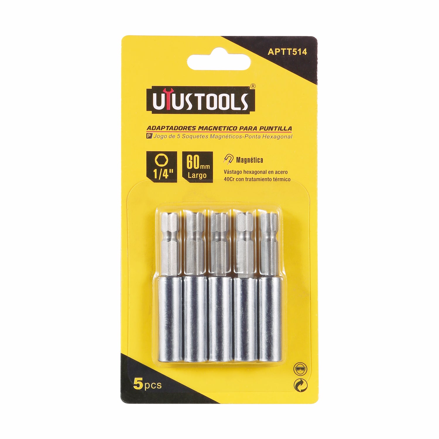 ADAPTADOR DE TALADRO MAGNETICO 1/4  UYUSTOOLS