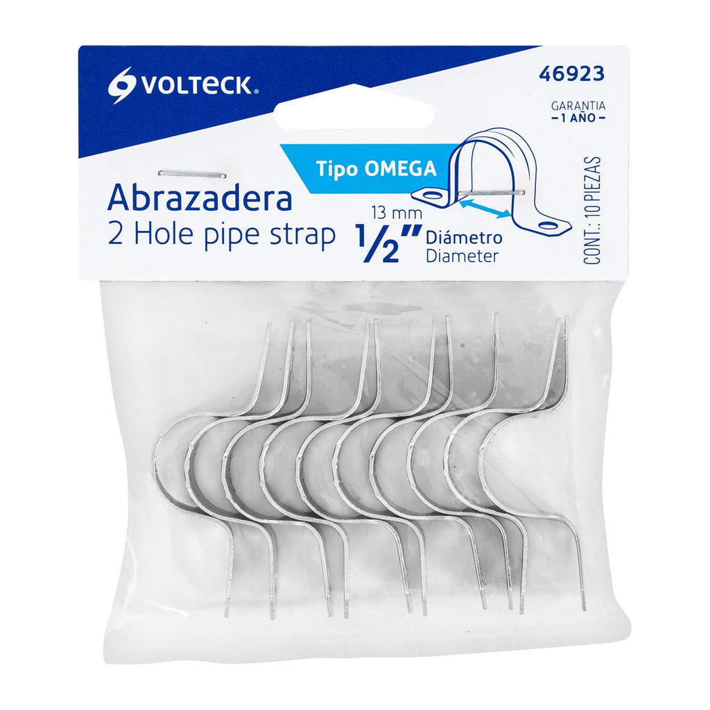 ABRAZADERA OMEGA 1/2 13MM 10PCS